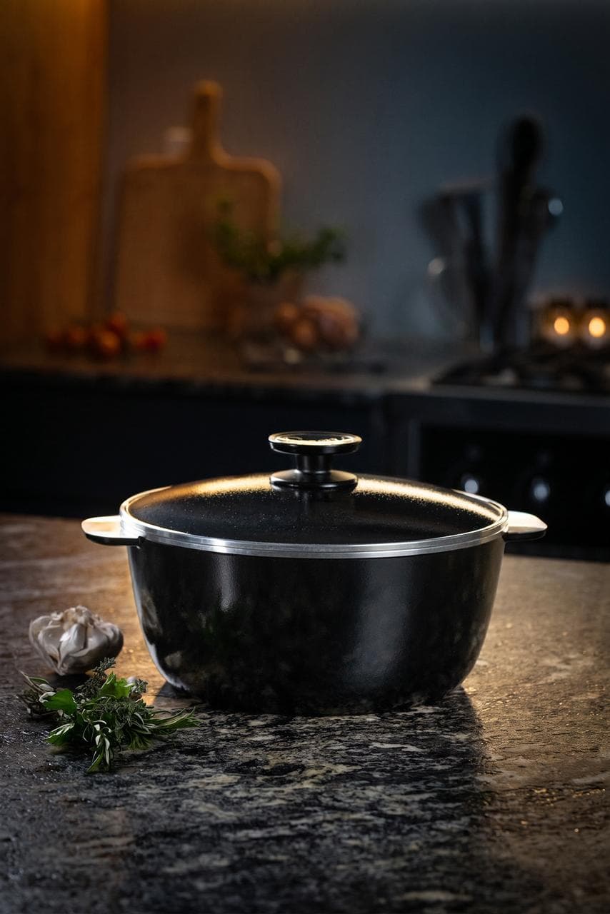 Cacerola 24 cm Black Edition
